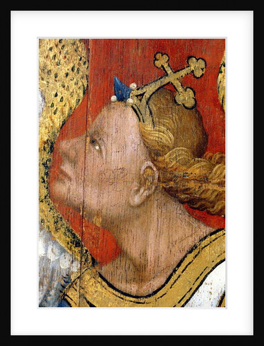 Picardy 085 - Laon - Museum - “” The Donator and the Angel of the Annunciation”” - Master of the Hours of Rohan - Oil painting on 15th century oak by Anonymous