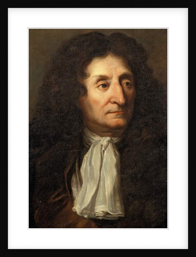 Portrait of Jean de La Fontaine by Hyacinthe Rigaud