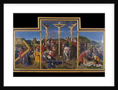 The altarpiece of the crucifixion by Anonymous