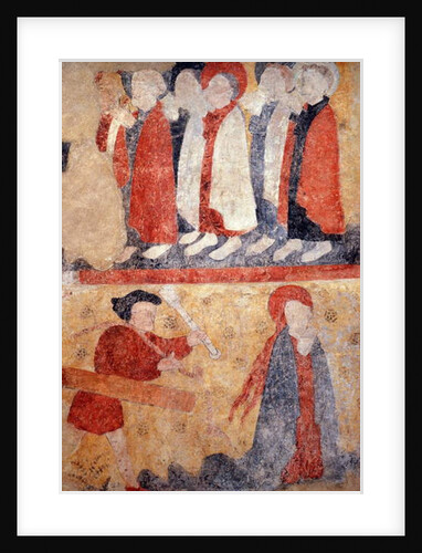 Loire Atlantique N* 079 - St-Sulpice des Landes - Church known as “Old Town” - Wall painting of the 15th century by Anonymous