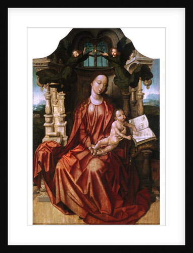 Loire Atlantique N* 133 - Nantes - Musee Dobree - “The Virgin and Child” - Painting of Flanders of the 15th century by Anonymous