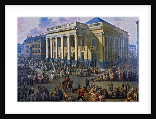 France - Departement du Nord - Lille - Musee Hospice Comtesse - Louis Joseph Watteau, dit Watteau de Lille: Lille, place du theatre by Anonymous