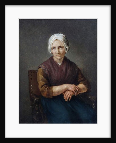 Portrait of a Seated Peasant Woman by Gerard ter Borch or Terborch