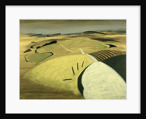 Road Over the Downs, 1983 by Eric Hains