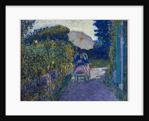 Woman Seated in a Garden, 1914 by Frederick Carl Frieseke