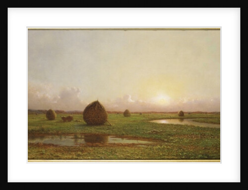 Haystacks, c.1876-88 by Martin Johnson Heade