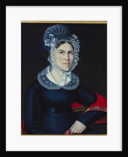Hannah Bull Thompson, 1824 by Ammi Phillips