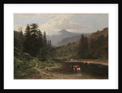 Mountain Landscape with Cattle, 1879 by William Keith