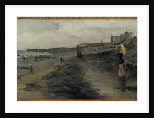 Beach by Dieppe, 1881 by Frank Myers Boggs