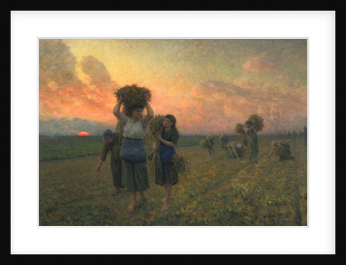 The Last Gleanings, 1895 by Jules Breton