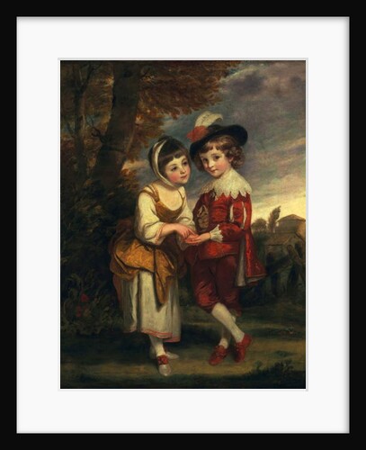 Lord Henry Spencer and Lady Charlotte Spencer, later Charlotte Nares: The Young Fortune Tellers, c.1774-75 by Joshua Reynolds
