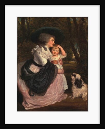 Lavinia, Countess Spencer, and John Charles Spencer, Viscount Althorp, later Earl Spencer, c.1783-84 by Joshua Reynolds