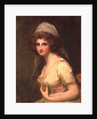 Emma Hart in a white turban, c.1791 by George Romney