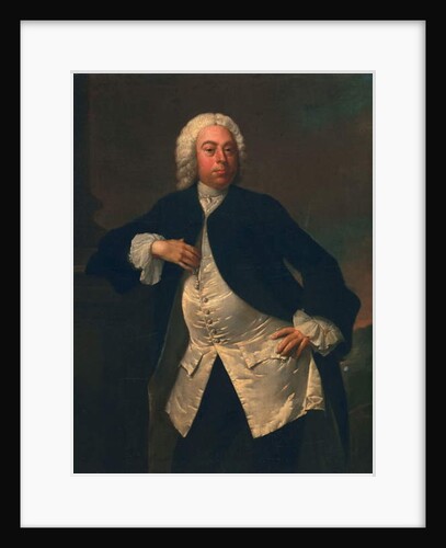 Man in a white silk waistcoat, c.1745-50 by Joseph Highmore