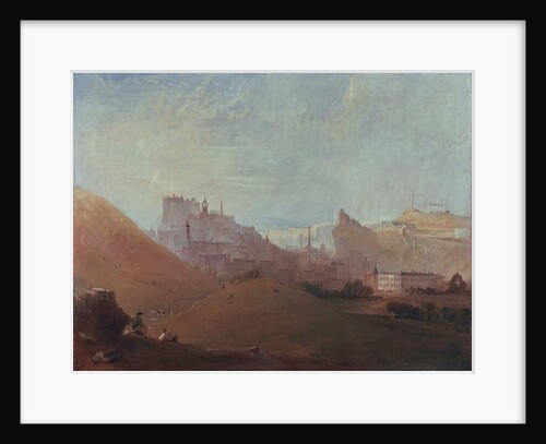 Edinburgh, from St. Anthony's Chapel, Arthur's Seat, c.1830-36 by Scottish School