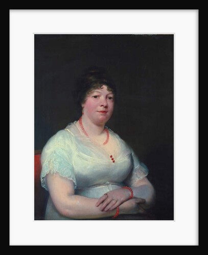 Woman with rose quartz jewellery, c.1810-15 by English School