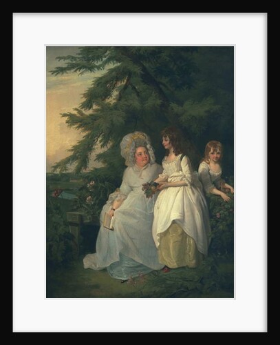 Mary Margaret Wood and two of her daughters, 1787 by Francis Wheatley
