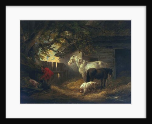 A farmyard, 1792 by George Morland