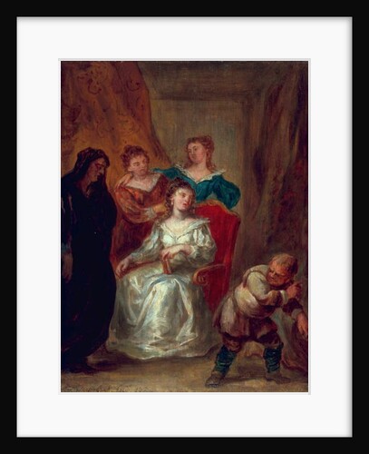Scene from Don Quixote: Sancho Panza Entertains the Duchess, 1735 by John Vanderbank