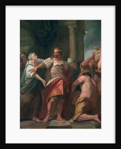 Edward the Confessor Stripping his Mother of Her Effects, c.1763 by John Hamilton Mortimer