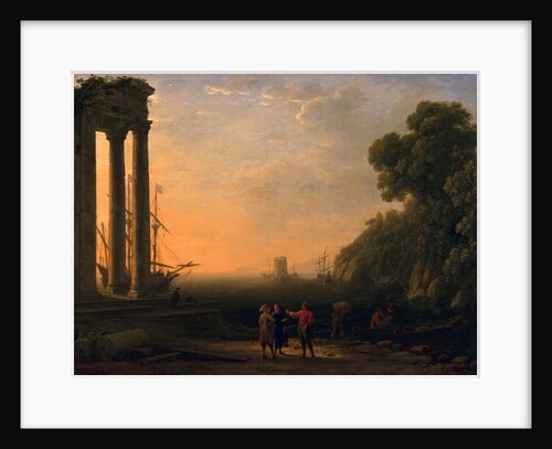 View of Seaport, 1633-34 by Claude Lorrain (1600-82)