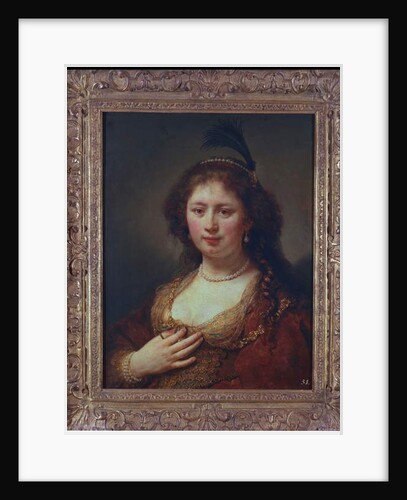 Lady with a plume, 1636 by Govaert Flinck