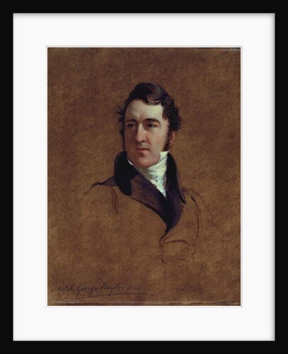 Portrait sketch of John Poulter, 1834 by George Hayter