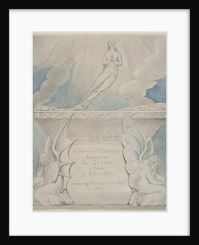 A Title Page for 'The Grave', 1806 by William Blake