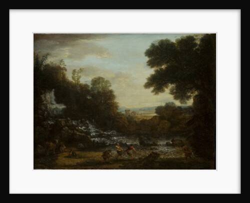 Fishermen drawing their nets by John Wootton