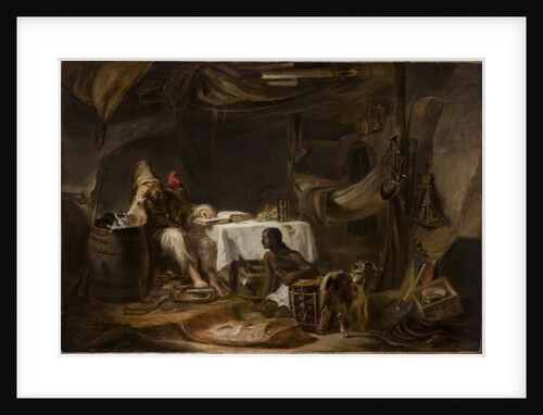 Robinson Crusoe and Man Friday by Alexander Snr Fraser