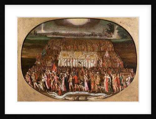 The Exodus of the Twelve Tribes of Israel with the Ark of the Covenant by Antoine (follower of) Caron