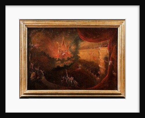 Satan Enthroned in Hell by Samuel Colman