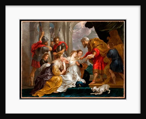 Esther Presents herself at the Palace by Willem van the Elder Herp