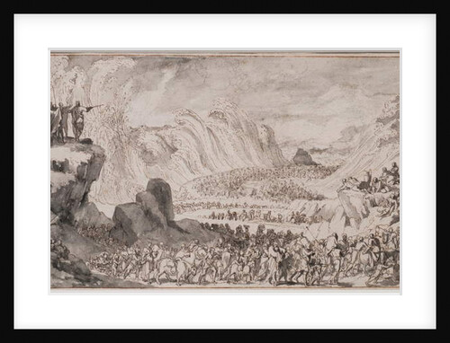 Moses Parting the Red Sea by Caspar Luyken