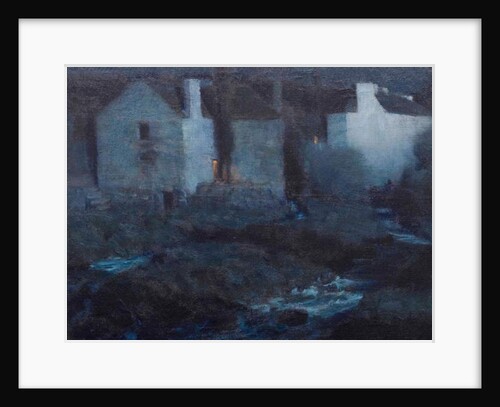 Moonlight, Mills at Pont Aven, c.1900 by Gaines Ruger Donoho