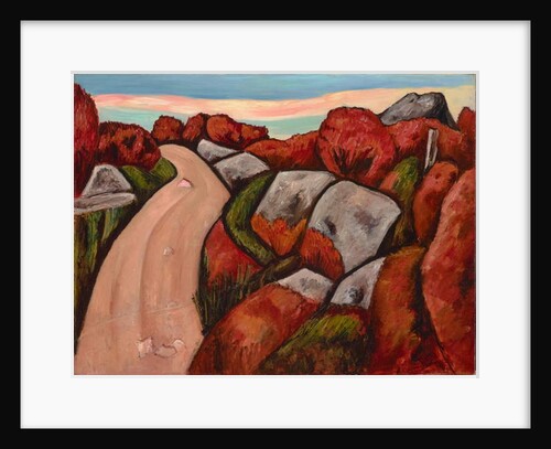 Blueberry Highway, Dogtown, 1931 by Marsden Hartley