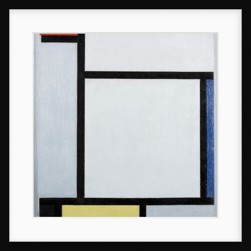 Composition with red, blue, black, yellow and grey, 1921 by Piet Mondrian