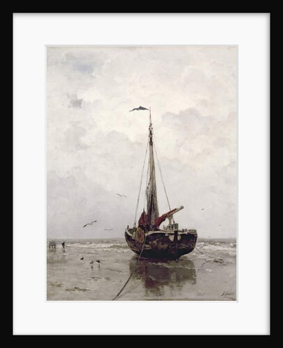 The Fishing Boat, 1878 by Jacob Henricus or Hendricus Maris