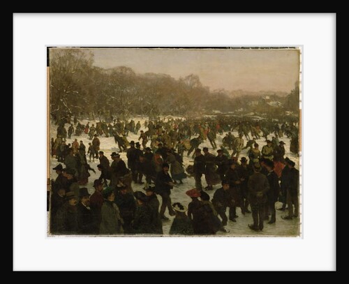 Skating in Haagse Bos by Willem Tholen