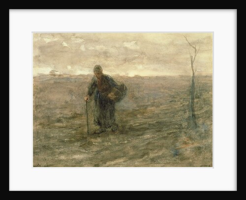 Old Woman on the Heath by Jozef Israels