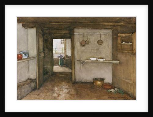 Kitchen Interior, c.1899 by Johannes Hendrik Weissenbruch