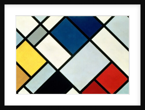 Contra-Composition of Dissonances, XVI, 1925 by Theo van Doesburg