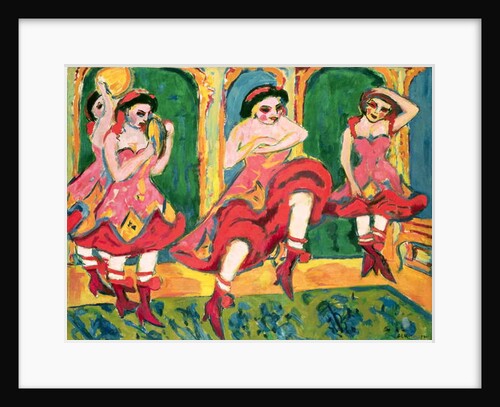 Czardas Dancers, 1908-20 by Ernst Ludwig Kirchner