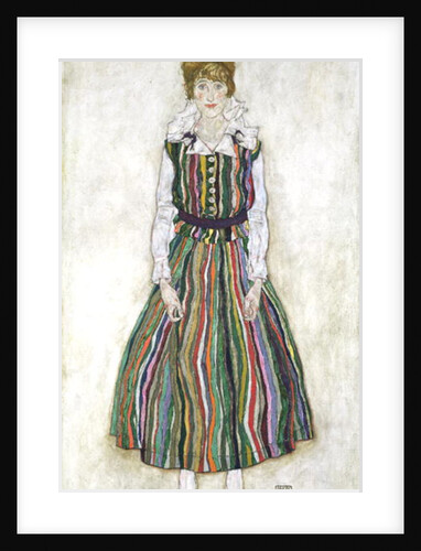 Portrait of Edith Schiele, the artist's wife, 1915 by Egon Schiele