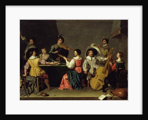 Group of musicians by Jan van Bijlert or Bylert