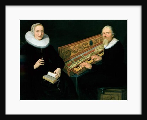 Couple at the Clavichord, 1648 by Jan Barendsz. Muyckens