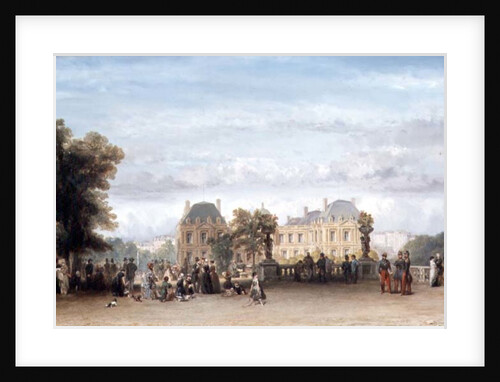 The Luxembourg Gardens, 1849 by Charles Rochussen