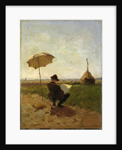 The painter P.J.C. Gabriel by Jacob Coenraad Ritsema