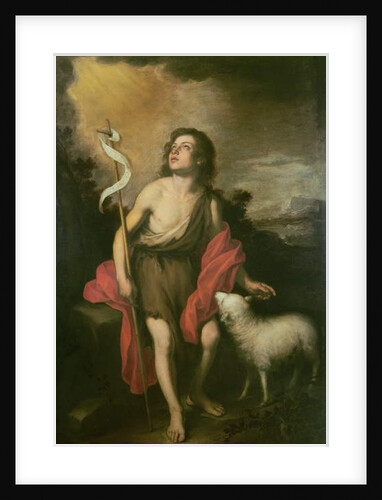 St. John with a Lamb by Bartolome Esteban Murillo