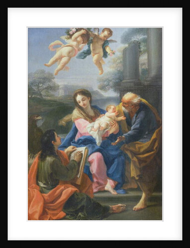 The Holy Family with the Artist by Pietro de' Pietri